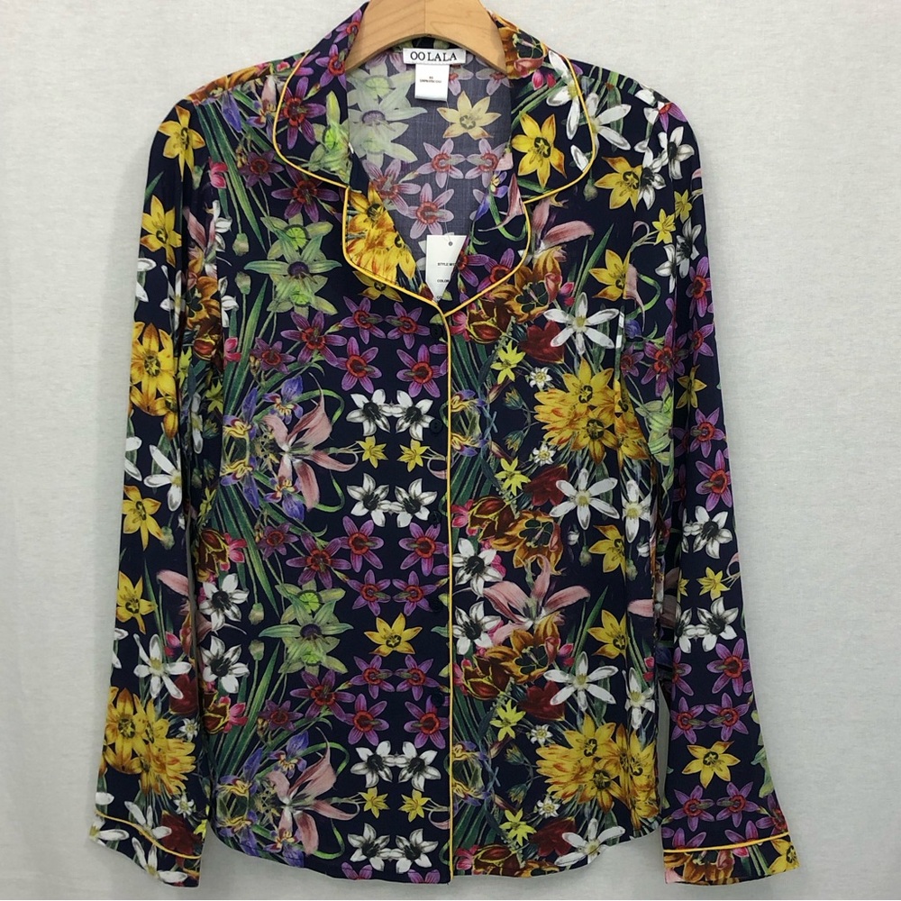 OOLALA! Orchid Print 2PC PJ Outfit NWT Size XS